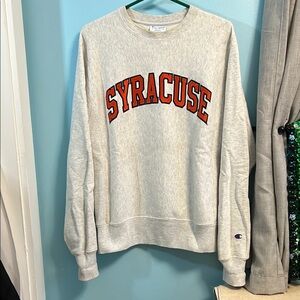 Champion Light Gray Syracuse Sweatshirt